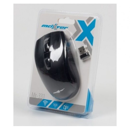 Мышь беспроводная Maxxter Mr-331 black
