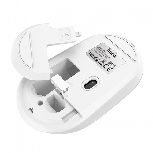 Мышь беспроводная Hoco GM14 white