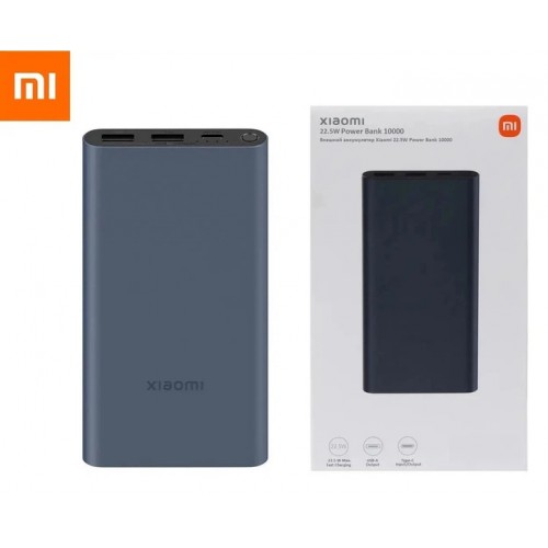 Power Bank Xiaomi Mi 3 10000mAh 22.5W (PB100DZM) Black