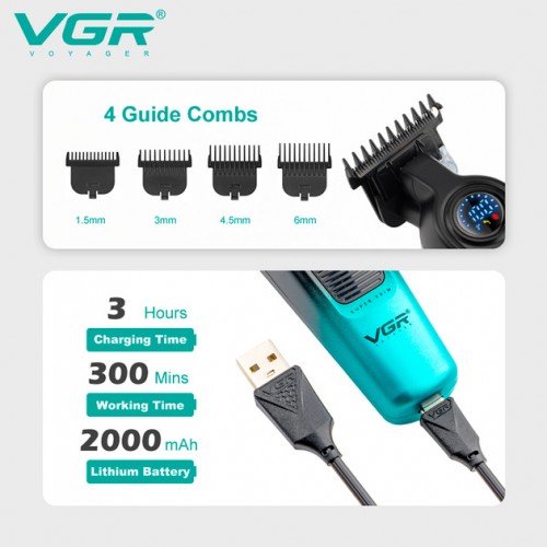 Триммер VGR V-966 Green