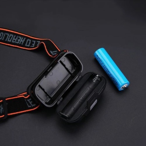 Ліхтар KX-215-Led+2COB (налобний) 1x18650