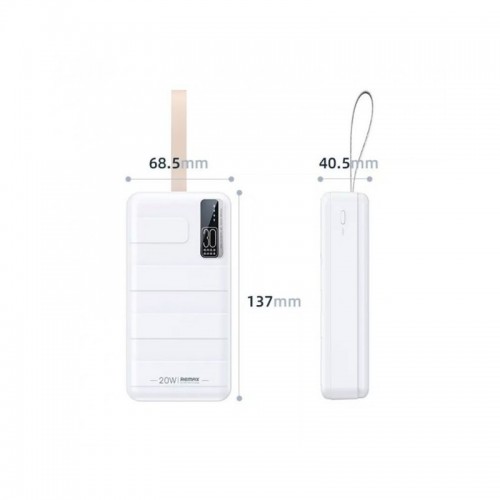 Power Bank Remax Noah RPP-506 PD+QC3.0 22.5W (30000mAh) white