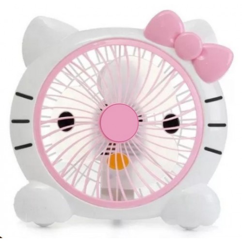 Настільний вентилятор AT-F2552 Kitty White/Pink