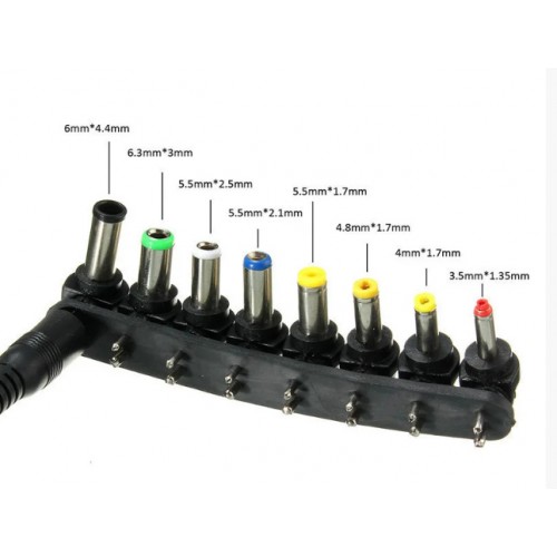 Блок питания для ноутбука с прикуривателем DC 0127 2in1 (12-24V/120W) 8 насадок