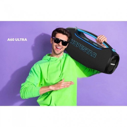Портативна Bluetooth колонка Hopestar A60 Ultra 450W з мікрофоном black