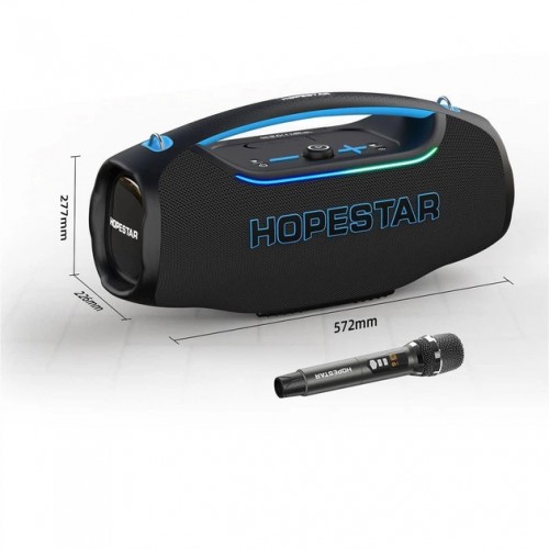 Портативна Bluetooth колонка Hopestar A60 Ultra 450W з мікрофоном black