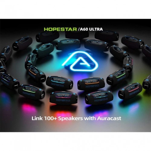 Портативна Bluetooth колонка Hopestar A60 Ultra 450W з мікрофоном black