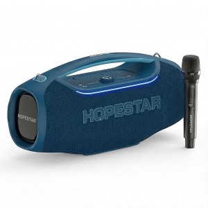Портативна Bluetooth колонка Hopestar A60 Ultra 450W з мікрофоном Blue