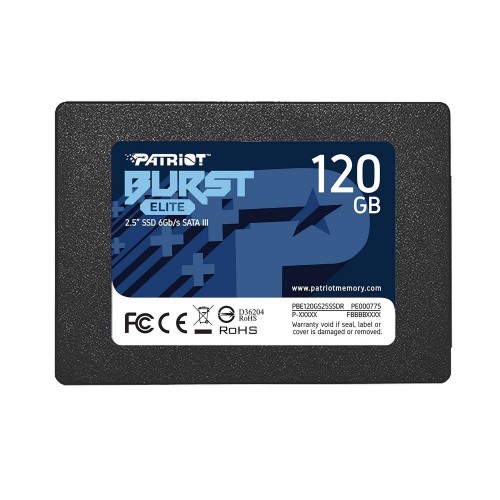 SSD-накопитель Patriot Burst Elite 120GB 2.5" SATAIII TLC 3D