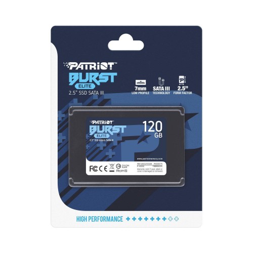 SSD-накопитель Patriot Burst Elite 120GB 2.5" SATAIII TLC 3D