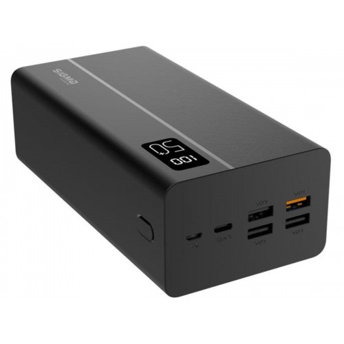 Power Bank Sigma X-power SI50A3QL PD+QC3.0 22.5W, LCD (50000mAh) black