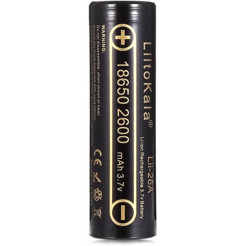 Аккумулятор LiitoKala 18650 (2600mAh) Lii-26A