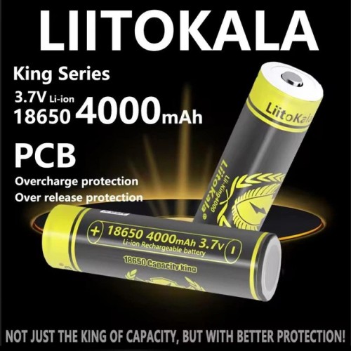 Аккумулятор LiitoKala 18650 (4000mAh) King4000-PCB