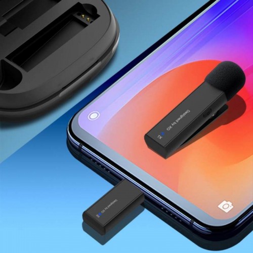 Микрофон XO MKF07 Wireless Lavalier Lightning Black