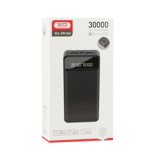 Power Bank XO PR164 (30000mAh) Black