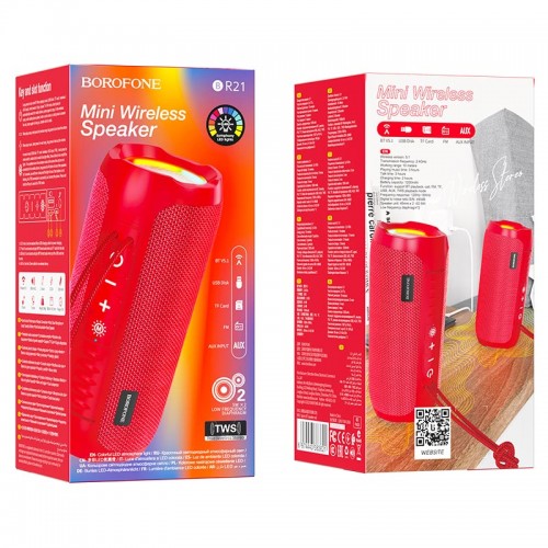 Колонка Borofone BR21 Red