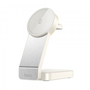УЗП Hoco CQ3 3in1 Magnetic Wireless Fast Charger 15W White