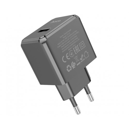 Мережевий зарядний пристрій Hoco CS11A (USB 2.1A) Black