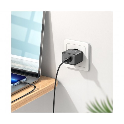 Сетевое зарядное устройство Hoco CS11A Lightning (USB 2.1A/Cable Lightning) Black