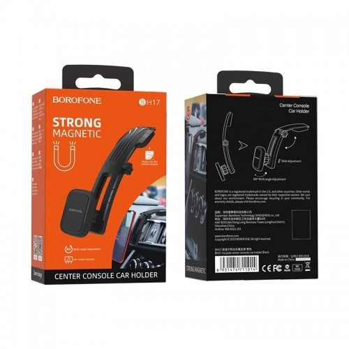 Тримач Borofone BH17 Magnitic Black