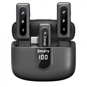 Петличный беспроводной микрофон Jmary MW-17 Wireless Type-C black