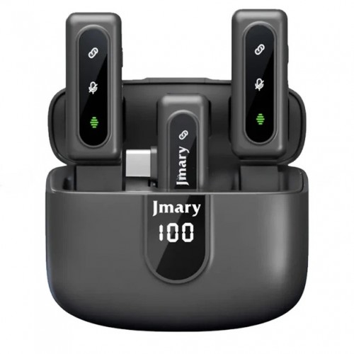 Петличный беспроводной микрофон Jmary MW-17 Wireless Type-C black