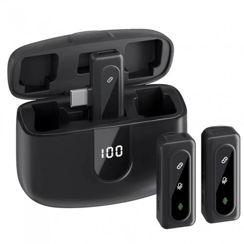 Петличный беспроводной микрофон Jmary MW-17 Wireless Type-C black