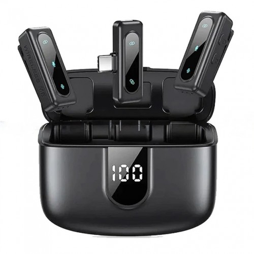 Петличный беспроводной микрофон Jmary MW-17 Wireless Type-C black