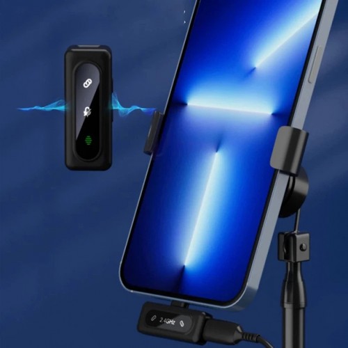 Петличный беспроводной микрофон Jmary MW-17 Wireless Type-C black