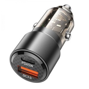 АЗУ Borofone BZ20A PD+QC3.0 (АЗП USB, Type-C, 83W) Black