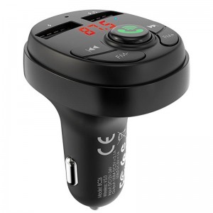 FM-трансмиттер Borofone BC26 (АЗУ 2xUSB, 2.1A) Black