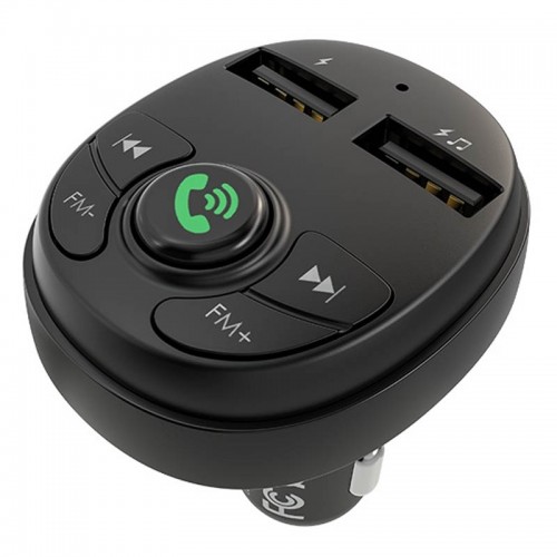 FM-трансмиттер Borofone BC26 (АЗУ 2xUSB, 2.1A) Black