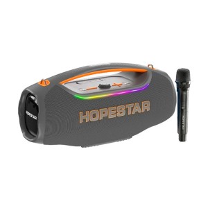 Портативна Bluetooth колонка Hopestar A60 Ultra 450W з мікрофоном Grey