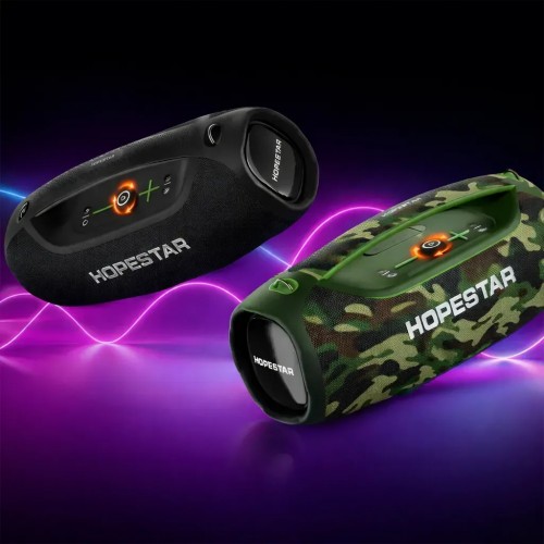 Портативна Bluetooth колонка Hopestar A60 Ultra 450W з мікрофоном Grey