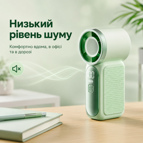 Портативный вентилятор Cooler Fan X-688 Green