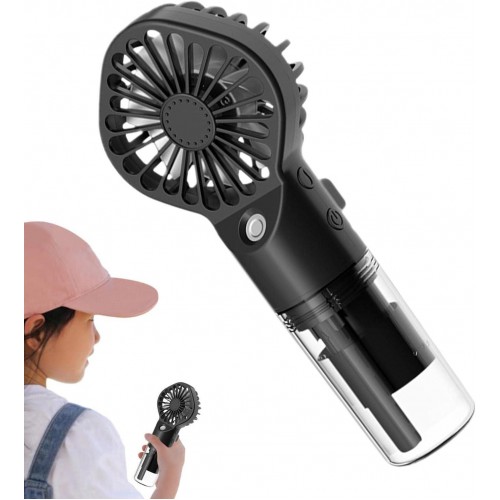 Портативный вентилятор с водяным охлаждением Spray Fan 9118 Black