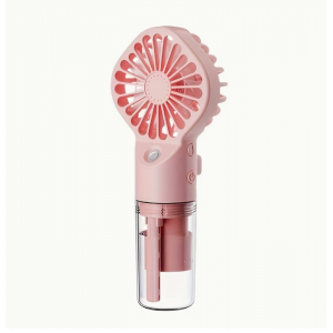 Портативный вентилятор с водяным охлаждением Spray Fan 9118 Pink