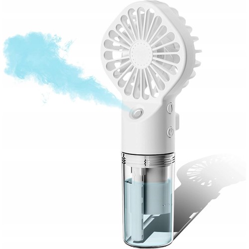 Портативный вентилятор с водяным охлаждением Spray Fan 9118 White