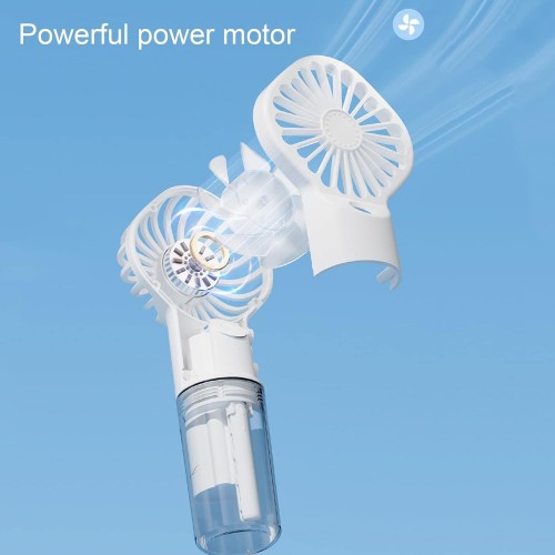 Портативный вентилятор с водяным охлаждением Spray Fan 9118 White