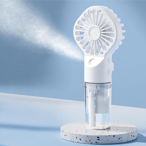 Портативный вентилятор с водяным охлаждением Spray Fan 9118 White
