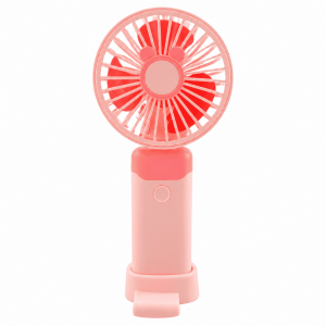 Портативный вентилятор LED DIGITAL FAN LY-2001 pink