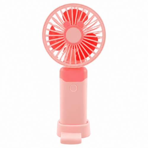 Портативный вентилятор LED DIGITAL FAN LY-2001 pink
