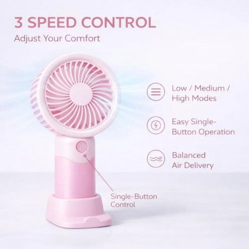 Портативный вентилятор MINI FAN SD-30 pink