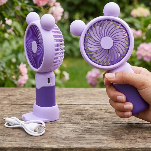 Портативный вентилятор MINI FAN SD-88 Mickey blue