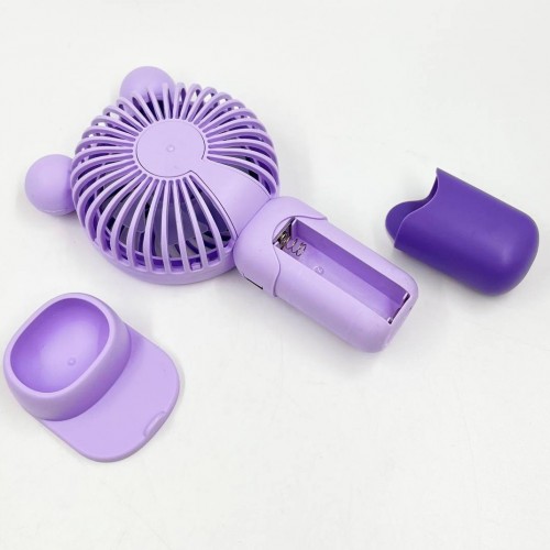 Портативный вентилятор MINI FAN SD-88 Mickey purple