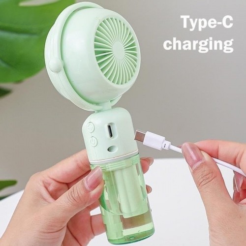 Портативный вентилятор с увлажнителем SPRAY FAN GG-8801 blue