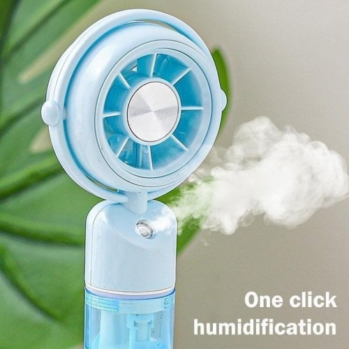 Портативный вентилятор с увлажнителем SPRAY FAN GG-8801 blue