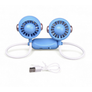 Портативный вентилятор на шею Summer fan SM-A8 blue