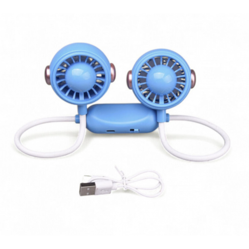 Портативный вентилятор на шею Summer fan SM-A8 blue