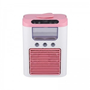 Настольный вентилятор AIR COOLER FAN K918 с водяным охлаждением Pink